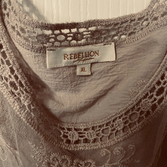 REBELLION summer top size XL - Picture 2 of 7
